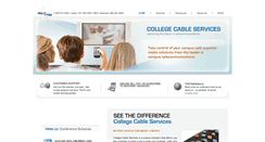 Desktop Screenshot of collegecable.com